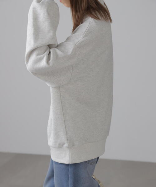 FREE'S MART(フリーズマート)の「◆カレッジロゴハーフジップスウェット(スウェット・レディース・ホワイト/グリーン/ネイビー・FREE)」の7枚目の写真