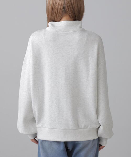 FREE'S MART(フリーズマート)の「◆カレッジロゴハーフジップスウェット(スウェット・レディース・ホワイト/グリーン/ネイビー・FREE)」の18枚目の写真