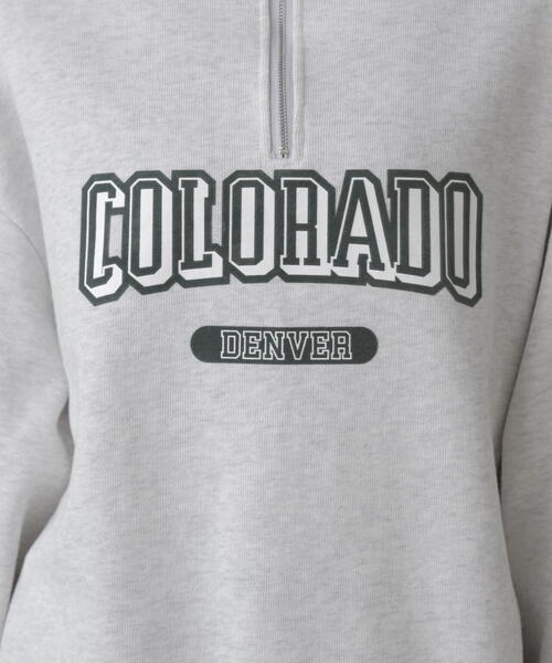 FREE'S MART(フリーズマート)の「◆カレッジロゴハーフジップスウェット(スウェット・レディース・ホワイト/グリーン/ネイビー・FREE)」の21枚目の写真