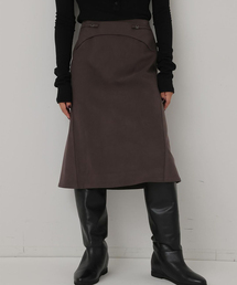 LOW CLASSIC（ロウ クラシック）の「CURVE HOLE LONG SKIRT