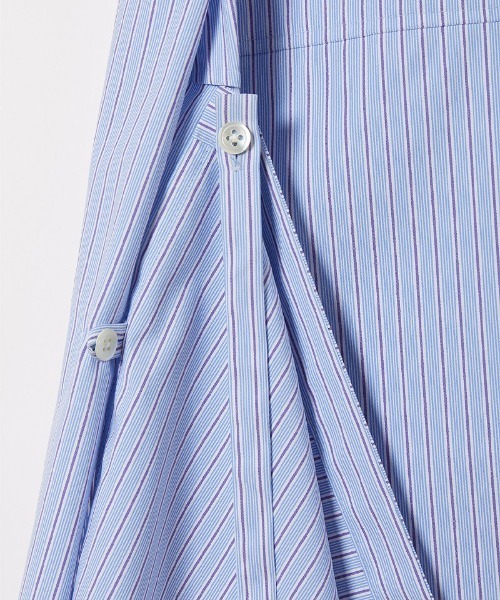 soduk（スドーク）の「【soduk】shirt dress with apron（シャツワンピース・レディース・サックスブルー/カーキ・ONE SIZE）」の16枚目の写真