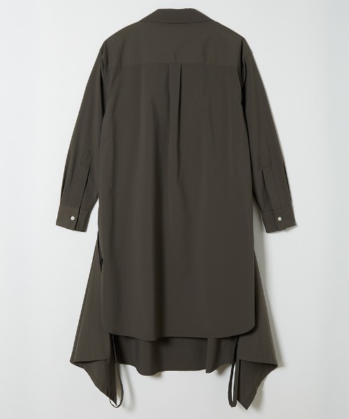 セール】shirt dress with apron（シャツワンピース）｜soduk