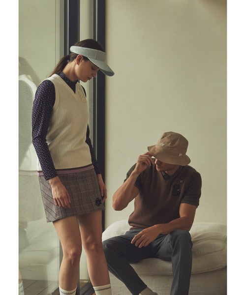 ZOY(ゾーイ)の「WOMENS トライアングルドットプリント 長袖モックネック(Tシャツ/カットソー・レディース・ネイビー・SMALL/MEDIUM/LARGE)」の5枚目の写真