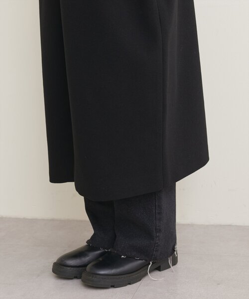 natural couture（ナチュラルクチュール）の「【Web限定】ニットモッサ袖タックチェスターコート（チェスターコート・レディース・アイボリー/ブラック/ブルー/グレー/ブラウン・FREE）」の11枚目の写真