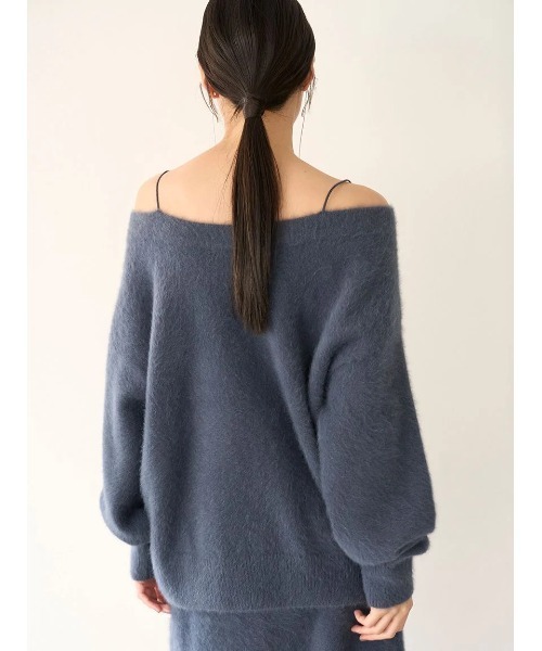 SNIDEL（スナイデル）の「フォックスカシミヤキャミオフショル