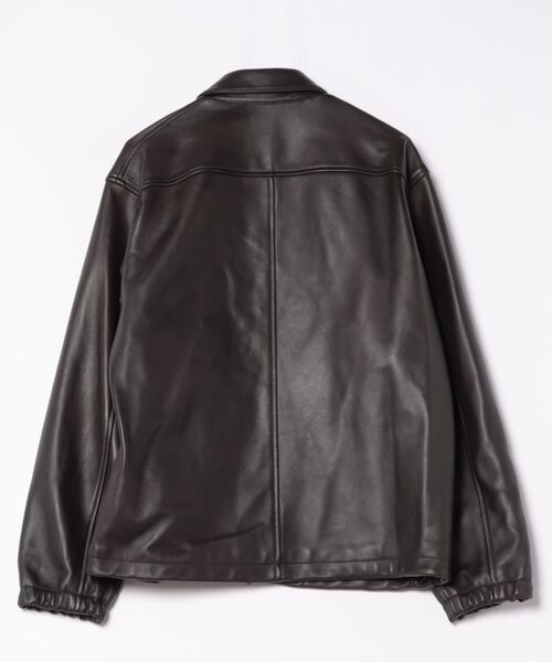 WILD LIFE TAILOR Adam et Rope'(ワイルドテーラーアダムエロペ )の「【WILD LIFE TAILOR】レザー コーチジャケット(その他アウター・メンズ・ダークブラウン・M/L)」の2枚目の写真
