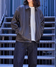 【WILD LIFE TAILOR】レザー コーチジャケット