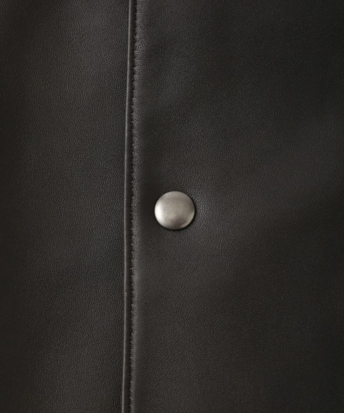 WILD LIFE TAILOR Adam et Rope'(ワイルドテーラーアダムエロペ )の「【WILD LIFE TAILOR】レザー コーチジャケット(その他アウター・メンズ・ダークブラウン・M/L)」の7枚目の写真