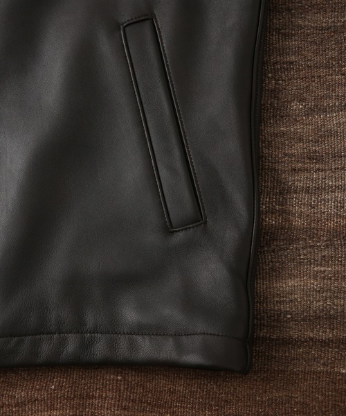 WILD LIFE TAILOR Adam et Rope'(ワイルドテーラーアダムエロペ )の「【WILD LIFE TAILOR】レザー コーチジャケット(その他アウター・メンズ・ダークブラウン・M/L)」の9枚目の写真