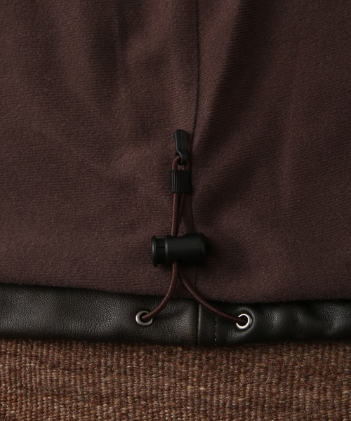 WILD LIFE TAILOR Adam et Rope'(ワイルドテーラーアダムエロペ )の「【WILD LIFE TAILOR】レザー コーチジャケット(その他アウター・メンズ・ダークブラウン・M/L)」の12枚目の写真
