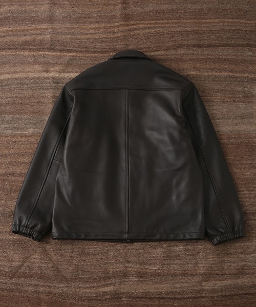 WILD LIFE TAILOR Adam et Rope'(ワイルドテーラーアダムエロペ )の「【WILD LIFE TAILOR】レザー コーチジャケット(その他アウター・メンズ・ダークブラウン・M/L)」の13枚目の写真