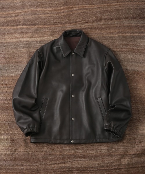 WILD LIFE TAILOR Adam et Rope'(ワイルドテーラーアダムエロペ )の「【WILD LIFE TAILOR】レザー コーチジャケット(その他アウター・メンズ・ダークブラウン・M/L)」の15枚目の写真