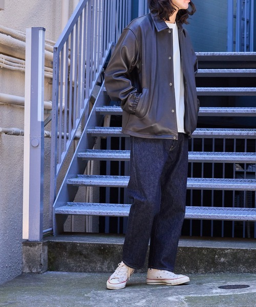 WILD LIFE TAILOR Adam et Rope'(ワイルドテーラーアダムエロペ )の「【WILD LIFE TAILOR】レザー コーチジャケット(その他アウター・メンズ・ダークブラウン・M/L)」の18枚目の写真