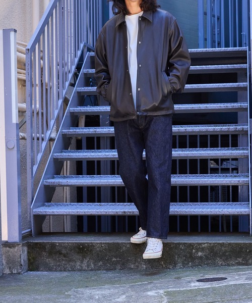 WILD LIFE TAILOR Adam et Rope'(ワイルドテーラーアダムエロペ )の「【WILD LIFE TAILOR】レザー コーチジャケット(その他アウター・メンズ・ダークブラウン・M/L)」の20枚目の写真