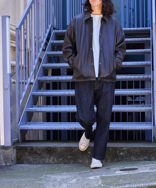 WILD LIFE TAILOR Adam et Rope'(ワイルドテーラーアダムエロペ )の「【WILD LIFE TAILOR】レザー コーチジャケット(その他アウター・メンズ・ダークブラウン・M/L)」の21枚目の写真