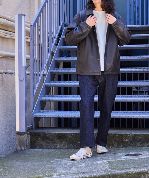 WILD LIFE TAILOR Adam et Rope'(ワイルドテーラーアダムエロペ )の「【WILD LIFE TAILOR】レザー コーチジャケット(その他アウター・メンズ・ダークブラウン・M/L)」の22枚目の写真