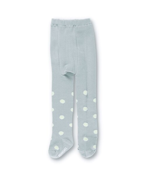 BRANSHES(ブランシェス)の「シャギードットタイツ(タイツ/ストッキング・キッズ・アイボリー/グレー・FREE)」の8枚目の写真