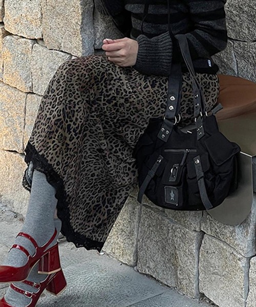 HALEY PESCA（ヘーリーペスカ）の「HALEY PESCA/レオパードロングスカート（スカート・レディース・レオパード・SMALL/MEDIUM/LARGE）」の7枚目の写真