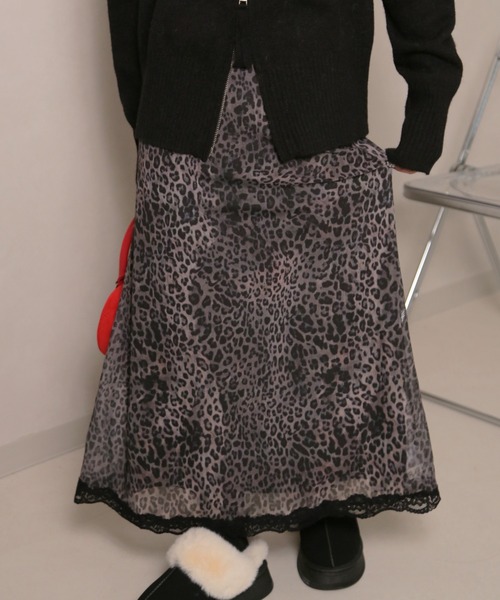 HALEY PESCA（ヘーリーペスカ）の「HALEY PESCA/レオパードロングスカート（スカート・レディース・レオパード・SMALL/MEDIUM/LARGE）」の14枚目の写真