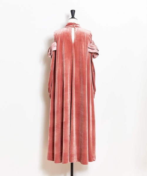 NOELA(ノエラ)の「【WEB限定】ベロアワンピース(ワンピース・レディース・ブラウン/ピンク/ベージュ・S/M)」の8枚目の写真
