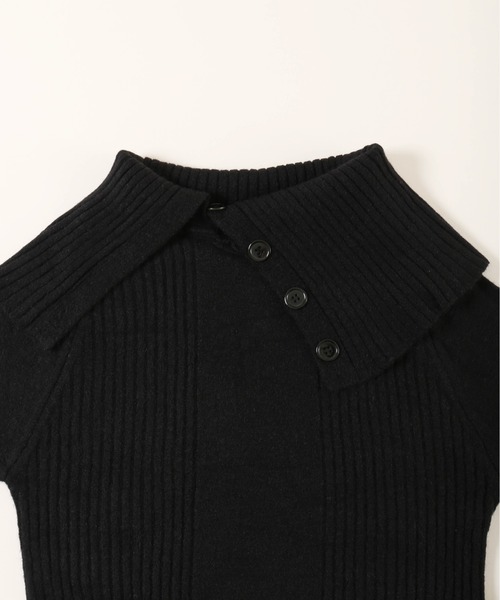 PHILLY（フィリー）の「【PHILLY】チョーカー付オフショルニット（ニット/セーター・レディース・ブラック/グレー・FREE）」の20枚目の写真