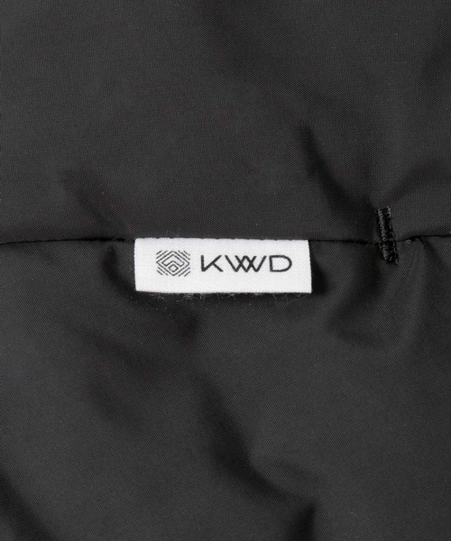 THE GOODLAND MARKET（ザグッドランドマーケット）の「KWD　STAND COLLAR DOWN VEST（ダウンベスト・レディース・アイボリー/ブラック・ONE）」の22枚目の写真