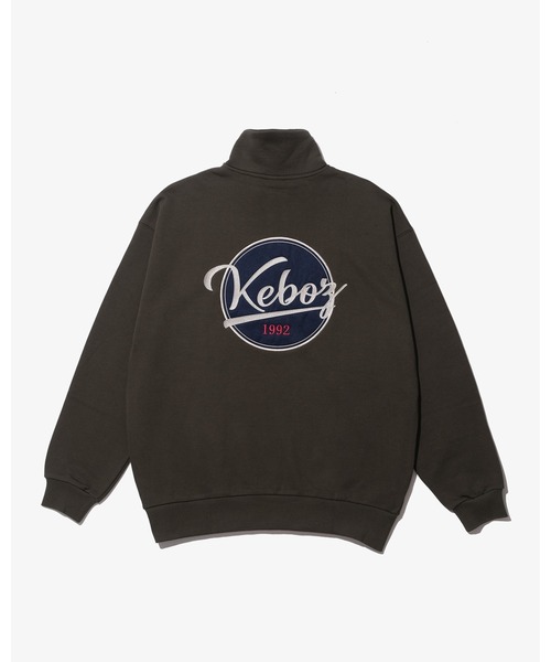 トップス keboz BBLOGO SWEAT HALFZIP セール】BB LOGO HALF ZIP SWEAT PULLOVER（スウェット）｜KEBOZ