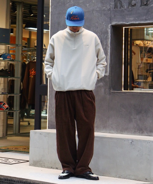 セール】BB LOGO HALF ZIP SWEAT PULLOVER（スウェット）｜KEBOZ