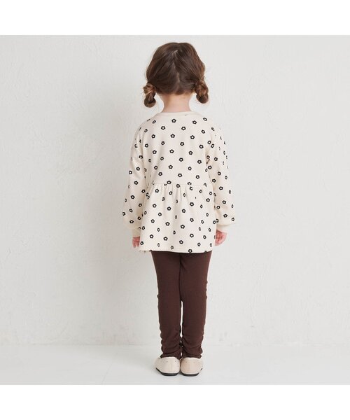 apres les cours(アプレレクール)の「【あったか】裏シャギーペプラムトレーナー(スウェット・キッズ・ブラック/アイボリー/サックスブルー/サーモンピンク/その他3/ネイビー・140/80/90/100/110/120/130)」の9枚目の写真