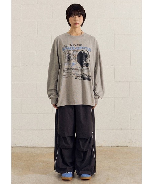 ALAND（エーランド）の「【UNISEX】Filluminate／ツータックナイロンパンツ（その他パンツ・レディース・ブラック/チャコール・MEDIUM/SMALL）」の8枚目の写真
