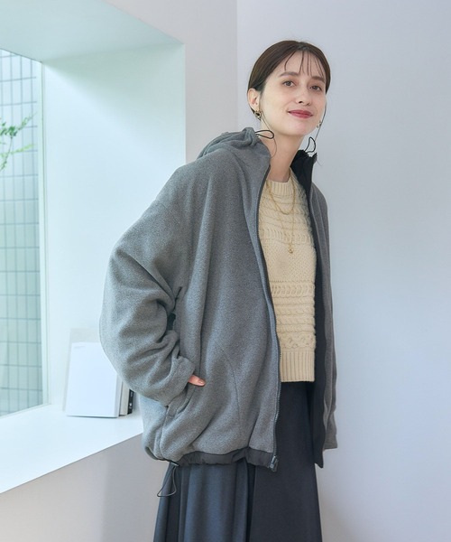 studio CLIP(スタディオクリップ)の「5ゲージふわ軽ラインケーブルプルオーバー(ニット/セーター・レディース・ネイビー/レッド/ナチュラル・FREE)」の15枚目の写真