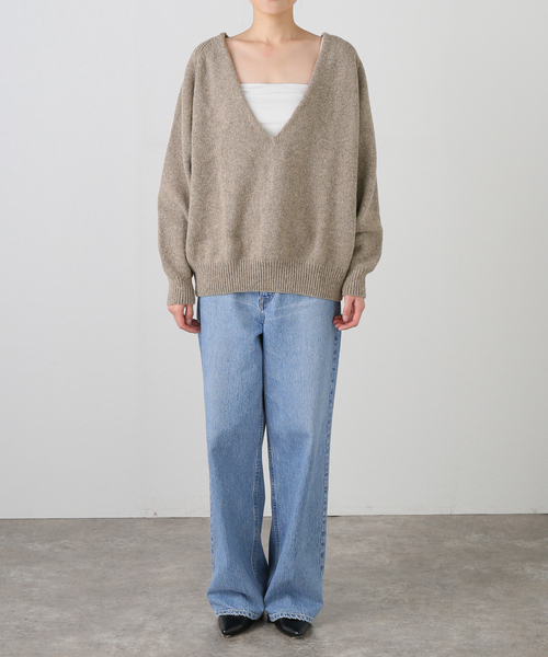 トップス baserange Soar V Neck BASERANGE/ベースレンジ】 SOAR V NECK：ニット | ジャーナル