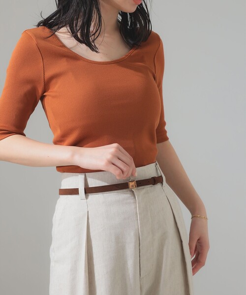 LEFIJE(レフィエ)の「LEFIJE / Alaska ベルト(ベルト・レディース・ブラウン/ベージュ・ONE SIZE)」の4枚目の写真