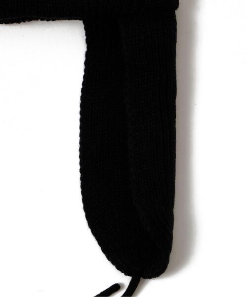 adidas(アディダス)の「WEGO/adidas EAR FLAP WATCH(ニットキャップ/ビーニー・レディース・ホワイト/ブラック・FREE)」の6枚目の写真