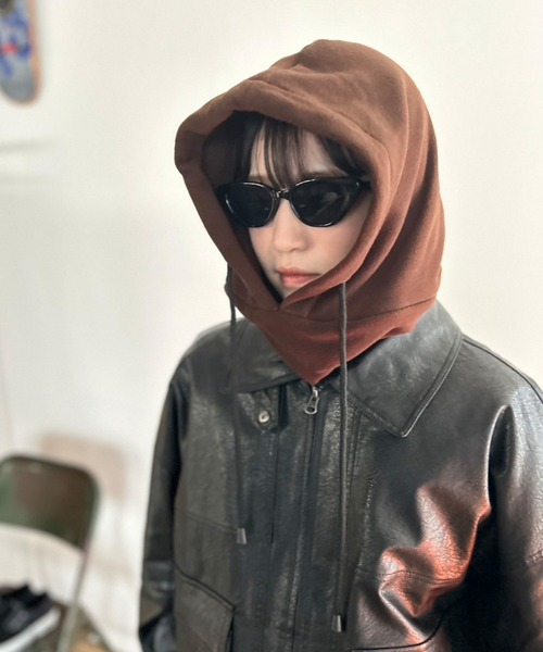 UNISEX】 11色展開 カラーフリース バラクラバ（ネック