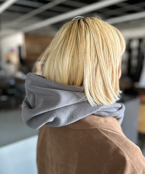 セール】【UNISEX】 11色展開 カラーフリース バラクラバ（ネック