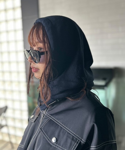 セール】【UNISEX】 11色展開 カラーフリース バラクラバ（ネック