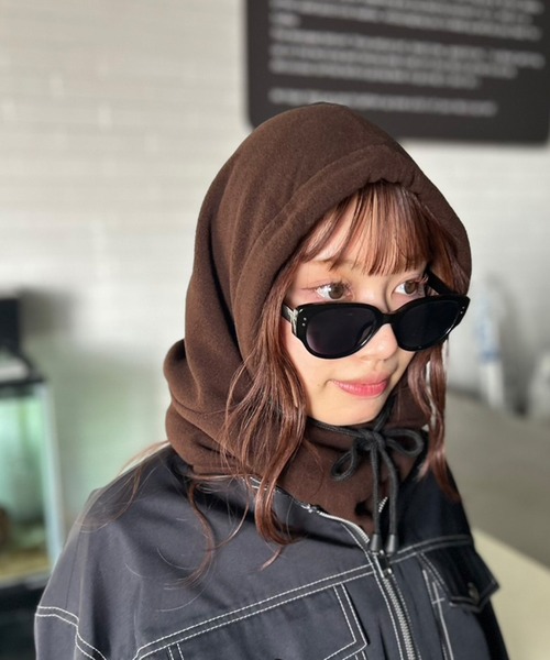セール】【UNISEX】 11色展開 カラーフリース バラクラバ（ネック