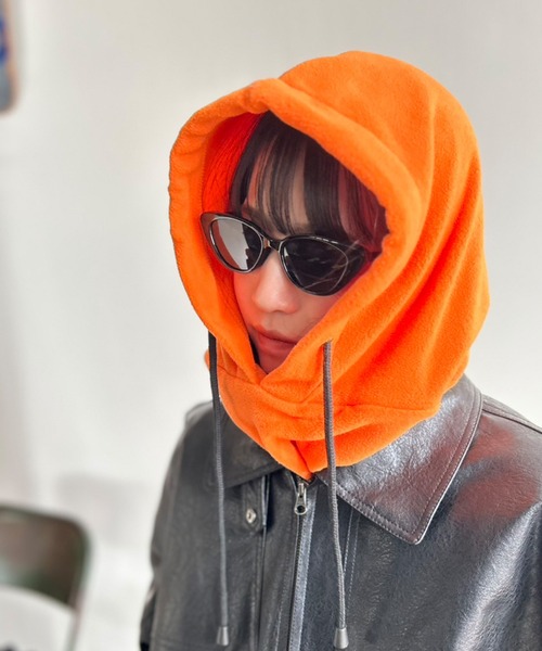 セール】【UNISEX】 11色展開 カラーフリース バラクラバ