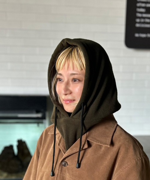 セール】【UNISEX】 11色展開 カラーフリース バラクラバ（ネック