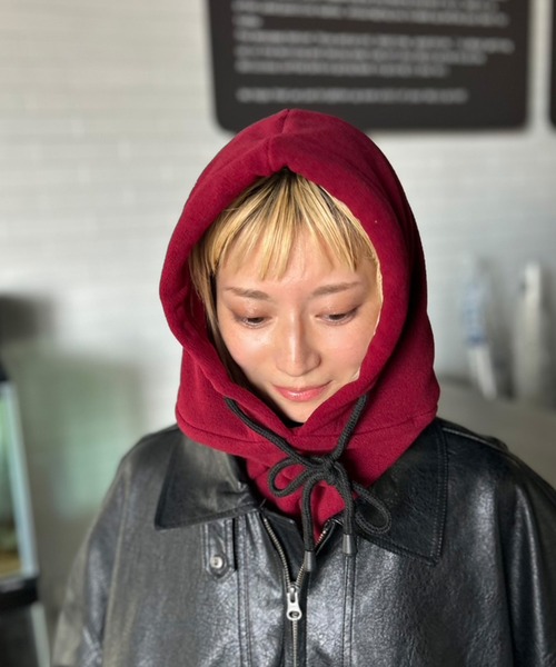 ソロイスト　 22AW バラクラバ　希少カラーレッド　タートルネックウォーマー セール】【UNISEX】 11色展開 カラーフリース バラクラバ（ネック
