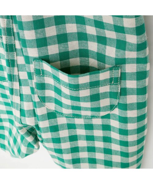 p.premier（ピードットプルミエ）の「ベビーオーバーオール&トップスセット（ロンパース・キッズ・レッド/グリーン・70/80）」の13枚目の写真