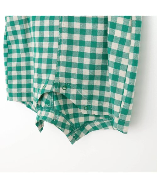 p.premier（ピードットプルミエ）の「ベビーオーバーオール&トップスセット（ロンパース・キッズ・レッド/グリーン・70/80）」の11枚目の写真