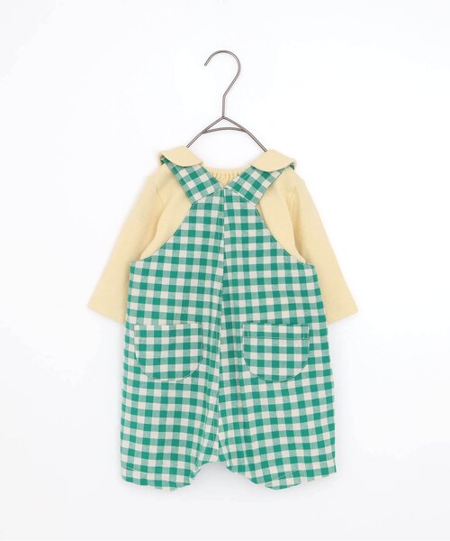 p.premier（ピードットプルミエ）の「ベビーオーバーオール&トップスセット（ロンパース・キッズ・レッド/グリーン・70/80）」の18枚目の写真