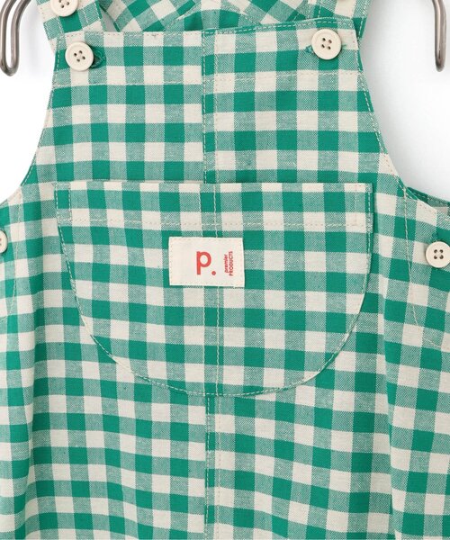 p.premier（ピードットプルミエ）の「ベビーオーバーオール&トップスセット（ロンパース・キッズ・レッド/グリーン・70/80）」の10枚目の写真
