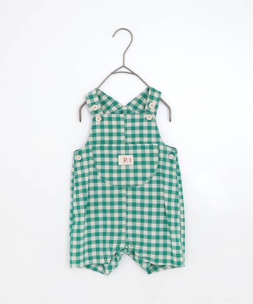 p.premier（ピードットプルミエ）の「ベビーオーバーオール&トップスセット（ロンパース・キッズ・レッド/グリーン・70/80）」の16枚目の写真