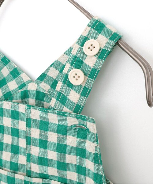 p.premier（ピードットプルミエ）の「ベビーオーバーオール&トップスセット（ロンパース・キッズ・レッド/グリーン・70/80）」の3枚目の写真