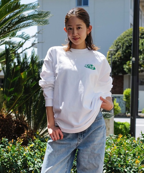 PORT OF CALL（ポートオブコール）の「DESIGN TEE/PORT OF CALLマリーン柄バックプリント長袖Tシャツ（Tシャツ/カットソー・メンズ・ホワイト/カーキ・MEDIUM/LARGE）」の5枚目の写真