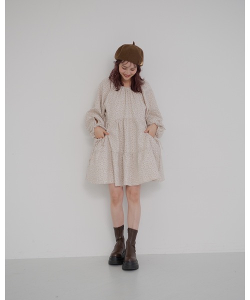 JUMELLE(ジュメロ)の「flower mood top(シャツ/ブラウス・レディース・ブラック/ベージュ・FREE)」の16枚目の写真