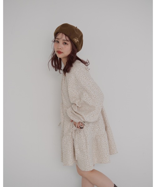 JUMELLE(ジュメロ)の「flower mood top(シャツ/ブラウス・レディース・ブラック/ベージュ・FREE)」の18枚目の写真